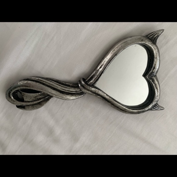 Dolls Kill Other - 2 sided heart devil ear mirror